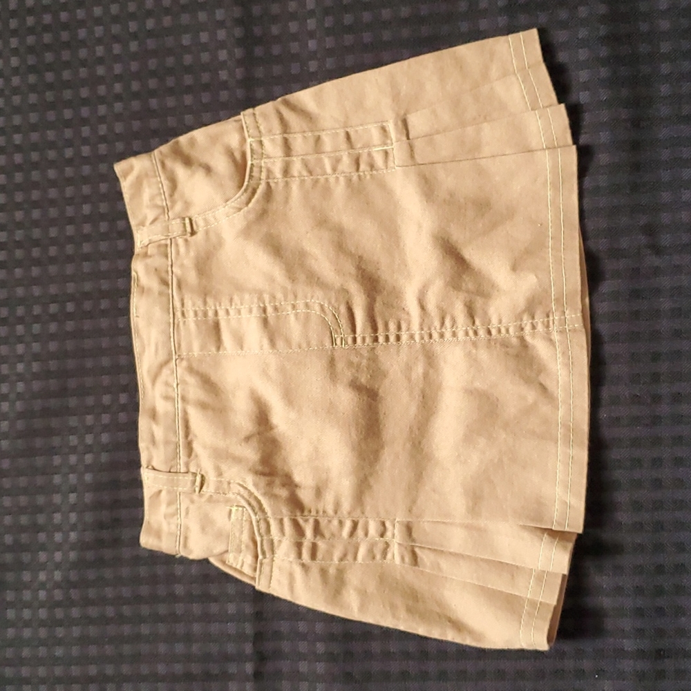 Who's That Girl, khaki skort, cotton, size 18 months